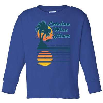 Catalina Mixer Wine Gift Toddler Long Sleeve Shirt