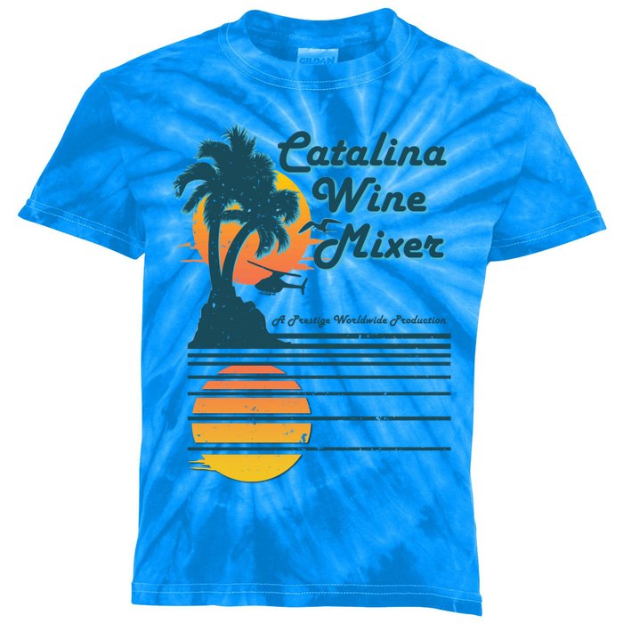 Catalina Mixer Wine Gift Kids Tie-Dye T-Shirt