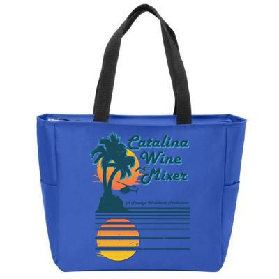 Catalina Mixer Wine Gift Zip Tote Bag