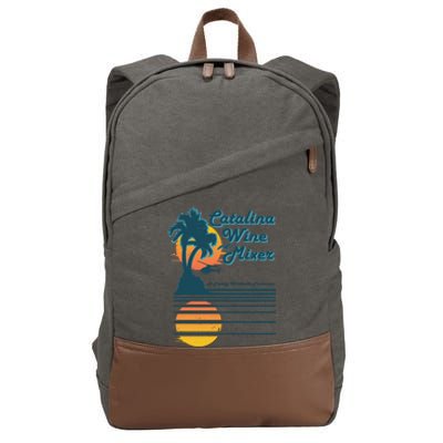 Catalina Mixer Wine Gift Cotton Canvas Backpack