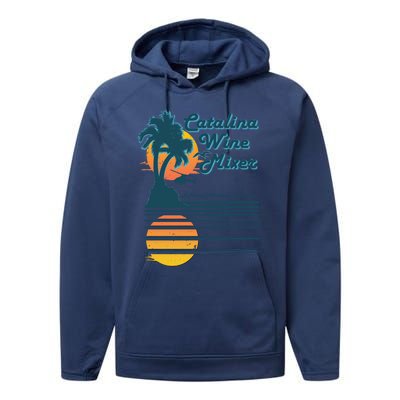 Catalina Mixer Wine Gift Performance Fleece Hoodie