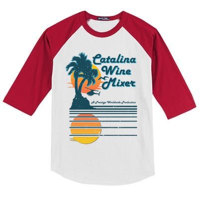 Catalina Mixer Wine Gift Kids Colorblock Raglan Jersey