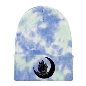 Crystal Moon Witch Wicca Witchcraft Witch Witches Moon Gift Tie Dye 12in Knit Beanie