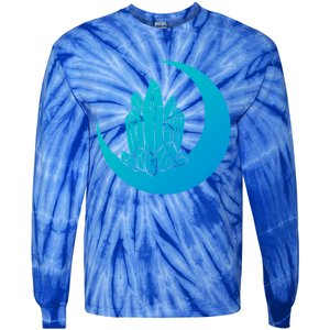 Crystal Moon Witch Wicca Witchcraft Witch Witches Moon Gift Tie-Dye Long Sleeve Shirt