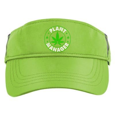 Cannabis Marijuana Weed Funny Plant Manager Smoke Stoner Adult Drive Performance Visor