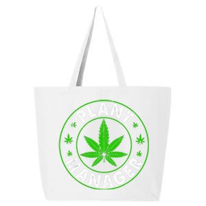 Cannabis Marijuana Weed Funny Plant Manager Smoke Stoner 25L Jumbo Tote