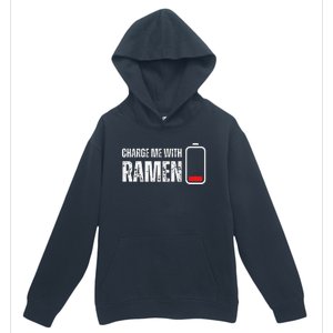 Charge Me With Ramen Funny Ramen Noodle Soup Lover Urban Pullover Hoodie