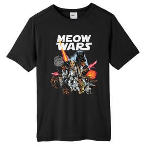 Cat Meow Wars Funny Cat Wars Cat Tall Fusion ChromaSoft Performance T-Shirt