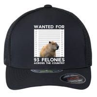 Capybara Mugshot Wanted For 93 Felonies Across The Country Flexfit Unipanel Trucker Cap