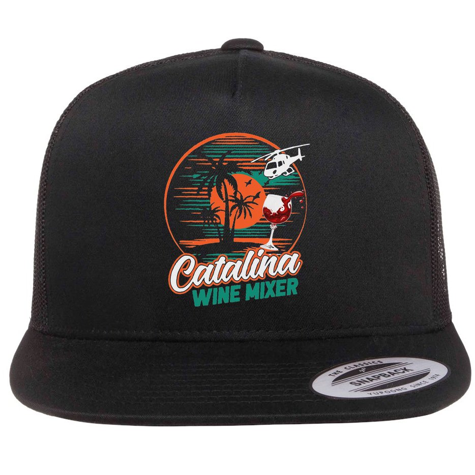 Ca.talina Mixer Wine Flat Bill Trucker Hat