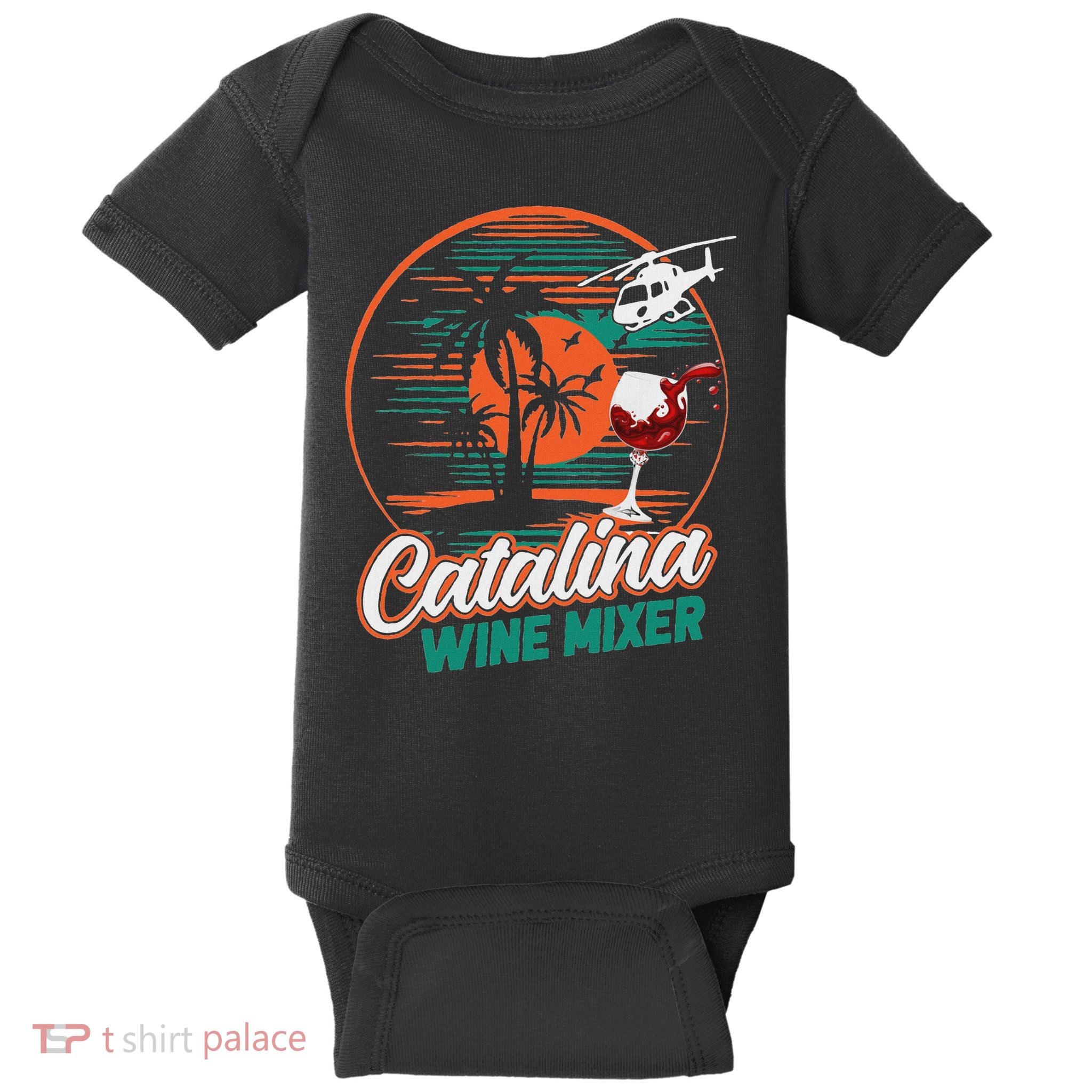 Ca.talina Mixer Wine Baby Bodysuit