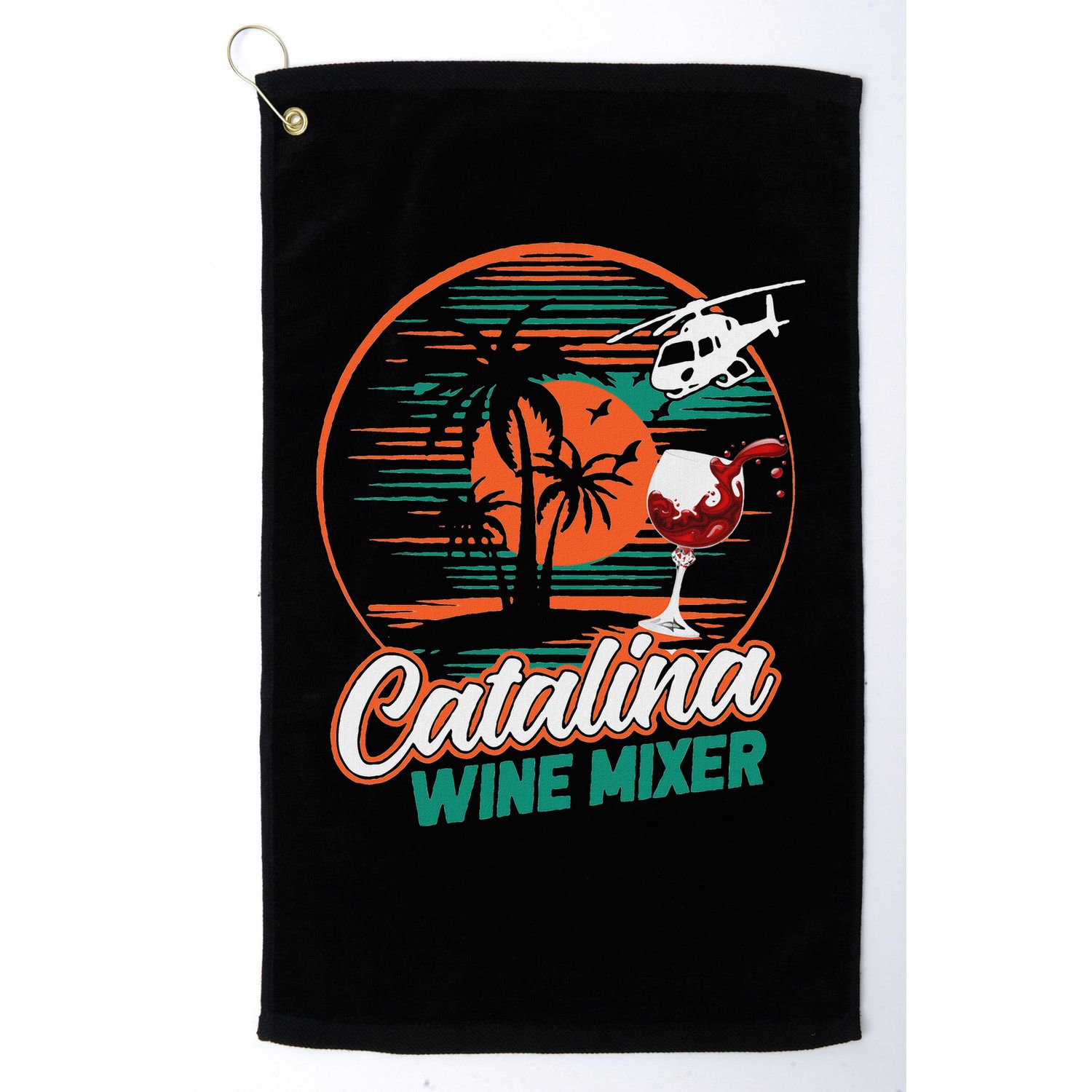 Ca.talina Mixer Wine Golf Towel