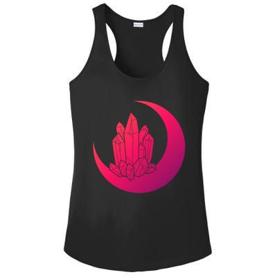 Crystal Moon Witch Wicca Witchcraft Witch Witches Moon Gift Ladies PosiCharge Competitor Racerback Tank