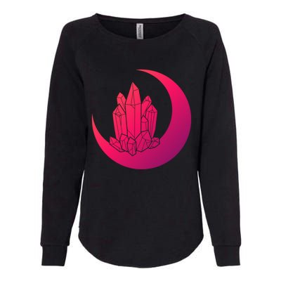 Crystal Moon Witch Wicca Witchcraft Witch Witches Moon Gift Womens California Wash Sweatshirt