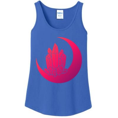 Crystal Moon Witch Wicca Witchcraft Witch Witches Moon Gift Ladies Essential Tank