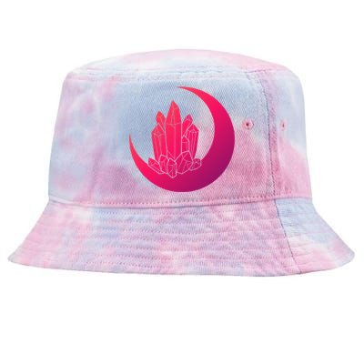 Crystal Moon Witch Wicca Witchcraft Witch Witches Moon Gift Tie-Dyed Bucket Hat