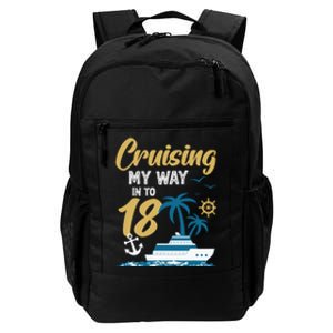 Cruising My Way Into 18th Birthday Cruise 18 Years Old Daily Commute Backpack