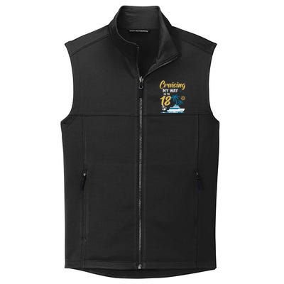 Cruising My Way Into 18th Birthday Cruise 18 Years Old Collective Smooth Fleece Vest