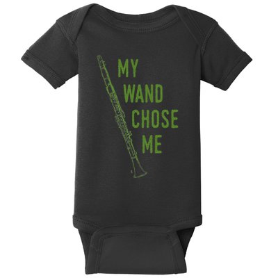 Clarinetist My Wand Chose Me Clarinet Music Gift Baby Bodysuit