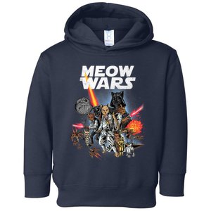 Cat Meow Wars Funny Cat Wars Cat Toddler Hoodie