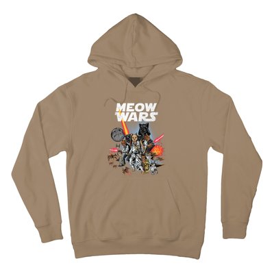 Cat Meow Wars Funny Cat Wars Cat Hoodie