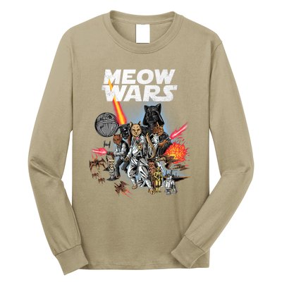 Cat Meow Wars Funny Cat Wars Cat Long Sleeve Shirt