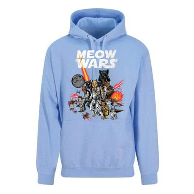 Cat Meow Wars Funny Cat Wars Cat Unisex Surf Hoodie