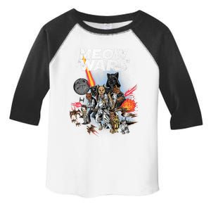 Cat Meow Wars Funny Cat Wars Cat Toddler Fine Jersey T-Shirt