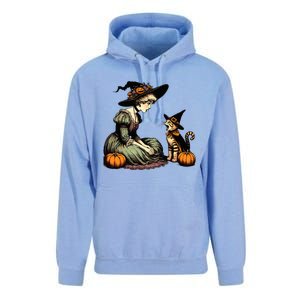 Cat Mom Witch Pumpkin Cat Halloween Women Halloween Unisex Surf Hoodie