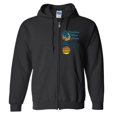 Catalina Mixer Wine Full Zip Hoodie