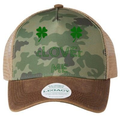 CLOVEr ME Word Play For St. Patrick's Day Legacy Tie Dye Trucker Hat