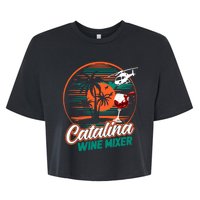 Ca.Talina Mixer Wine Bella+Canvas Jersey Crop Tee