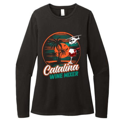 Ca.Talina Mixer Wine Womens CVC Long Sleeve Shirt