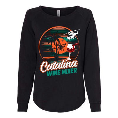 Ca.Talina Mixer Wine Womens California Wash Sweatshirt