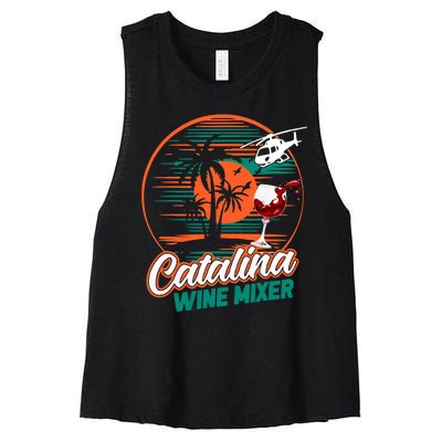 Ca.Talina Mixer Wine Women's Racerback Cropped Tank