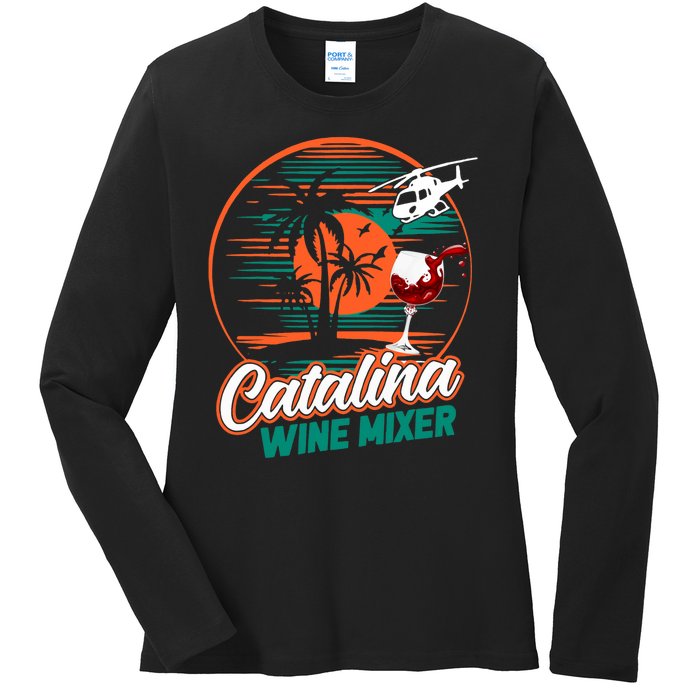 Ca.Talina Mixer Wine Ladies Long Sleeve Shirt