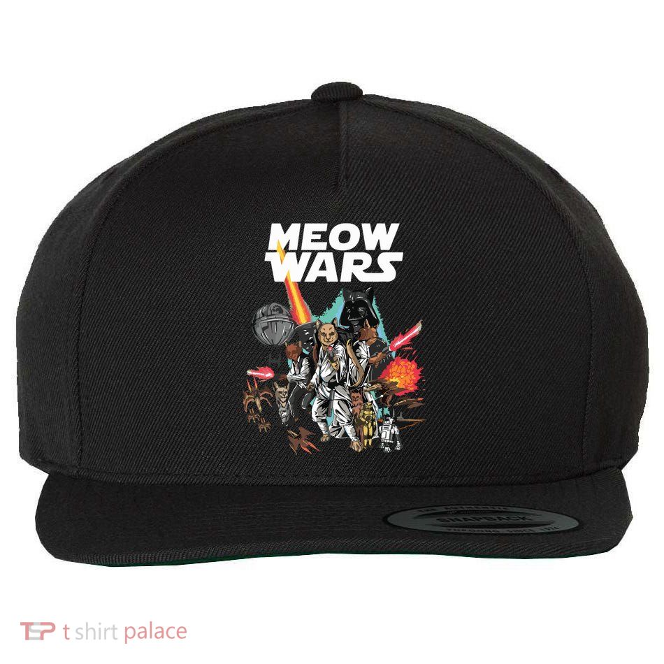 Cat Meow Wars Funny Cat Wars Cat Wool Snapback Cap