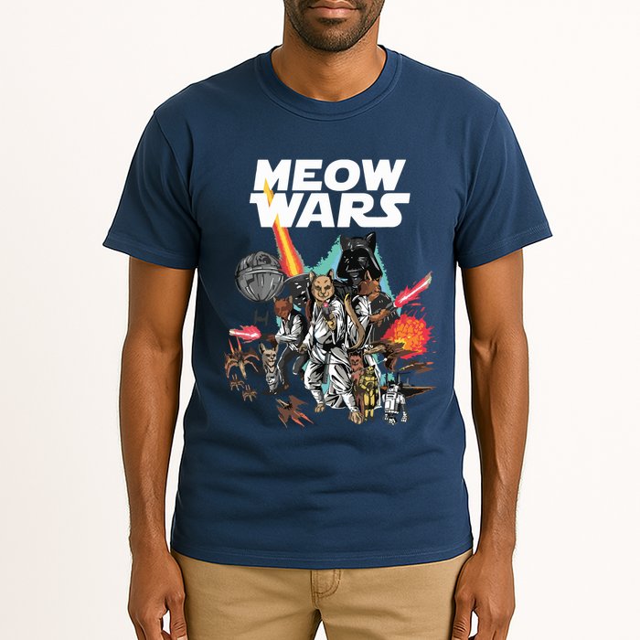 Cat Meow Wars Funny Cat Wars Cat Tall T-Shirt