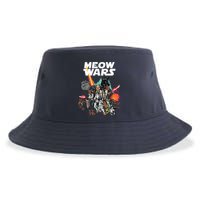 Cat Meow Wars Funny Cat Wars Cat Sustainable Bucket Hat
