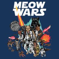 Cat Meow Wars Funny Cat Wars Cat Drawstring Bag