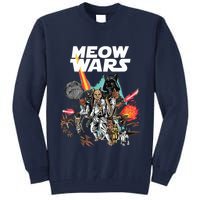 Cat Meow Wars Funny Cat Wars Cat Tall Sweatshirt