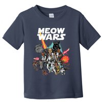 Cat Meow Wars Funny Cat Wars Cat Toddler T-Shirt
