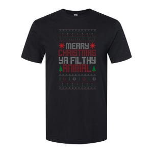 Christmas Merry Xmas Ya Filthy Animal Meme Lol Ugly Xmas Softstyle CVC T-Shirt