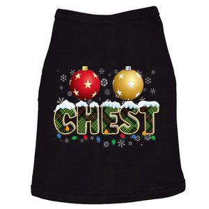 Chestnuts Matching Xmas Funny Christmas Couples Chest Nuts Doggie Tank