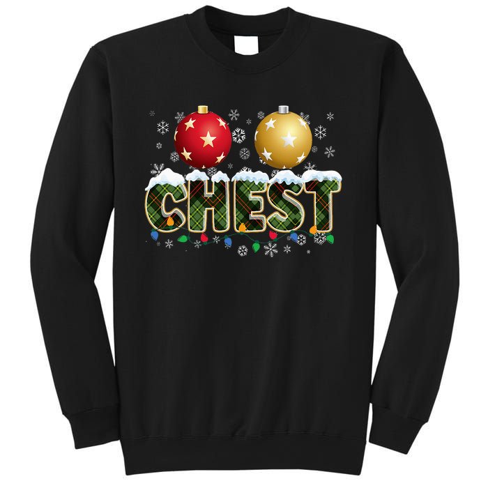 Chestnuts Matching Xmas Funny Christmas Couples Chest Nuts Sweatshirt