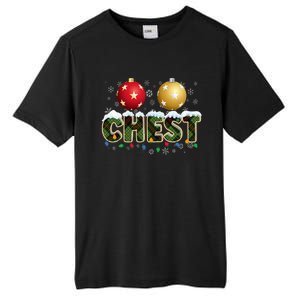 Chestnuts Matching Xmas Funny Christmas Couples Chest Nuts Tall Fusion ChromaSoft Performance T-Shirt