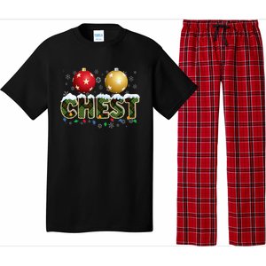 Chestnuts Matching Xmas Funny Christmas Couples Chest Nuts Pajama Set