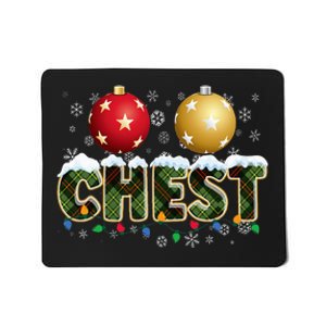 Chestnuts Matching Xmas Funny Christmas Couples Chest Nuts Mousepad