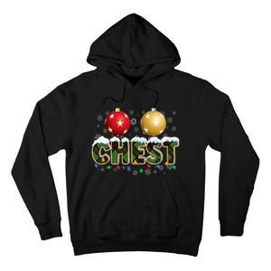 Chestnuts Matching Xmas Funny Christmas Couples Chest Nuts Tall Hoodie