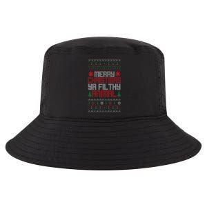 Christmas Merry Xmas Ya Filthy Animal Meme Lol Ugly Xmas Cool Comfort Performance Bucket Hat